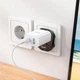 Переходник для розеток ENG/USA/Euro/China на EURO HOCO Unimpeded universal conversion plug (10A, 2500W). Black - изображение 9