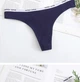 Набір трусиків стрінги Sexy string S&T (4 шт чорні/рожеві/сині/білі) р.M - изображение 8