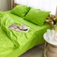 Комплект постельного белья Satin Stripe Light green 100% хлопок 220х180 см 70х50 см - изображение 1