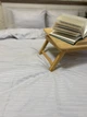 Комплект постельного белья Satin Stripe Ashy пепельный 100% хлопок 215х150 см 70х70 см полуторный - изображение 2