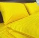 Комплект постельного белья Satin Stripe Yellow 100% хлопок 220х180 см 70х50 см - изображение 2
