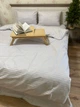 Комплект постельного белья Satin Stripe Ashy пепельный 100% хлопок 215х150 см 70х70 см полуторный - изображение 4