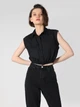 Рубашка хлопковая женская Colin's CL1063852-BLK M Черная (8683197721594) - изображение 1