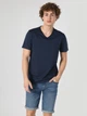 Футболка хлопковая длинная мужская Colin's CL1058584-NAV M Navy (8683197636348) - изображение 1