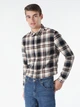 Рубашка хлопковая мужская Colin's CL1061370-BEI L Beige (8683197416803) - изображение 3