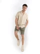 Рубашка хлопковая мужская Colin's CL1063633-BEI S Beige (8683197724465) - изображение 4