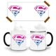 Кружка-хамелеон Супергёрл (SuperGirl) 330 мл Керамика (93429-3460) - изображение 3