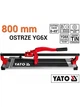 Плиткорез ручной YATO одна направляющая 80cм (YT-3708) - изображение 2