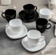 Набір чайний Luminarc Carine Black&White 220мл 12 предметів (2371d) - зображення 2