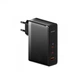 Сетевое ЗУ с кабелем Type-C 1m Baseus GaN5 Pro Fast Charger 2C+U 140W EU Black CCGP100201 - изображение 1