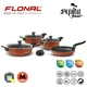 Набір посуду Flonal Pepita Granit 8 предметів (PGFSET08PZ) - зображення 2