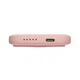 Магнитный портативный УМБ павербанк с беспроводной зарядкой Linktech Magsafe 20W 10000 mAh для iPhone розовый 108 - изображение 7