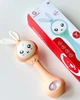 Інтерактивне музичне брязкальце Baby Molar Rattle sobebear YL 5505 прорізувач для зубів Зайчик персиковий - изображение 2