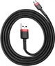 Кабель для быстрой зарядки Baseus Cafule Cable USB for Micro USB 2.4A 1м (CAMKLF-B91) Black/Red - изображение 5