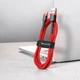 Кабель для зарядки Baseus Cafule Cable USB for Micro USB 2A 3м (CAMKLF-H01) Red - изображение 6