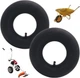 Камера Deli Tire 4.10/3.50 - 4з вигнутим штуцером для мотоблоку тачки - зображення 2