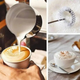 Капучинатор миксер для сливок Fuke coffie mixer миксер для молока Салатовый - изображение 4