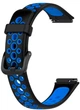 Ремешок Becover Vents Style для Huawei Band 7 Black Blue (BC_709437) - изображение 1