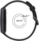 Ремешок Becover Vents Style для Huawei Band 7 Black White (BC_709439) - изображение 2