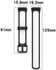 Ремешок Becover Vents Style для Huawei Band 7 Black White (BC_709439) - изображение 3