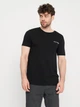 Футболка хлопковая длинная мужская Armani Exchange 11167 S 44 Черная - изображение 1