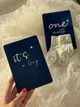 Карточки для фотосессии "Baby cards" на АНГЛИЙСКОМ, синие набор двухсторонних открыток 12 шт - изображение 5
