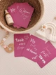 Карточки для фотосессии"Baby cards"для новорожденного малыша, цвет пудра, набор двухсторонних открыток 12 шт - изображение 3