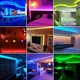 Светодиодная лента влагозащищенная LED 3528 RGB 12v с контроллером+Пульт +блок питания 5м - изображение 9