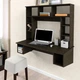 Стіл комп'ютерний навісний з ЛДСП Comfy Home AirTable - IV Zeus венге - зображення 4