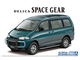 Сборная модель 1/24 автомобиль Mitsubishi PE8W Delica Space Gear '96 Aoshima 06140 - изображение 1
