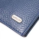 Мужской компактный кошелек из натуральной кожи флотар CANPELLINI 21872 Синий - изображение 3