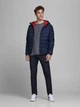 Куртка Jack & Jones JJEMAGIC PUFFER HOOD STS M Темно-синий 12173751NavyBlazer - изображение 2