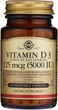 Витамин Д3 Solgar, Vitamin D3 (Cholecalciferol), 5000 IU, 60 растительных капсул - изображение 2