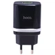 Комплект СЗУ + кабель Micro Hoco C12Q Smart QC3.0 для зарядки Black (734090) - изображение 2