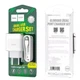 Комплект СЗУ + кабель Lightning Hoco C73A 2 USB для зарядки White (734107) - изображение 5