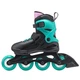 Дитячі ролики Rollerblade Fury 33-38 Чорний-Бірюзовий - зображення 2