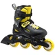 Детские ролики Rollerblade Fury 2023 36,5-40,5 Чорний-Жовтий - изображение 1