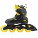 Детские ролики Rollerblade Fury 2023 36,5-40,5 Чорний-Жовтий - изображение 4