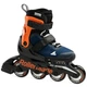 Детские ролики Rollerblade Microblade 2023 36,5-40 Синий-Оранжевый - изображение 1