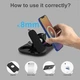 Бездротова Зарядка Qi 4in1 Wireless Charger RGB/Clock JYD WC124 |30W Total| Док-станція для iPhone + iWatch + Airpods - зображення 8