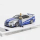 Модель машини Nissan GtR R34 Форсаж 1:64 металева з підставкою Сірий із синім (1012-606-02) - зображення 1