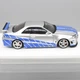 Модель машини Nissan GtR R34 Форсаж 1:64 металева з підставкою Сірий із синім (1012-606-02) - зображення 9