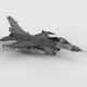 Конструктор модель военного самолета F-16C (1012-585-00) - зображення 1