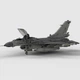 Конструктор модель военного самолета F-16C (1012-585-00) - зображення 4