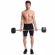 Штанга фиксированная прямая обрезиненная Record Rubber Hexagon Barbell TA-6230-45 длина-95см 45кг - зображення 6