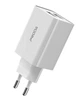 Мережевий зарядний пристрій Proda PD-A28i 2хUSB порти 2,4A + USB Ligthtning кабель 1 м білий - изображение 2