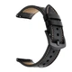 Ремешок 22мм для Amazfit GTR 47mm / GTR 2 / GTR 2e / GTR 3 Pro / GTR 4 перфорированая кожа черный - изображение 1
