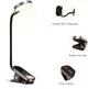 LED светильник для чтения Baseus Comfort Reading Mini Clip Lamp с клипсой 3W 4000K 350mAh Dark Gray (DGRAD-0G) - изображение 13