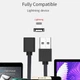 Кабель Essager Magic Power Magnetic USB Cable Lightning 1 м Black (EXCCXL-ML01) - изображение 6