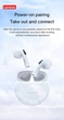 Bluetooth навушники Lenovo BT 5.0 TWS EARBUDS White (6970648213138) - зображення 7